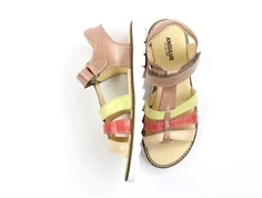 Angulus peach/coral/yellow sandal